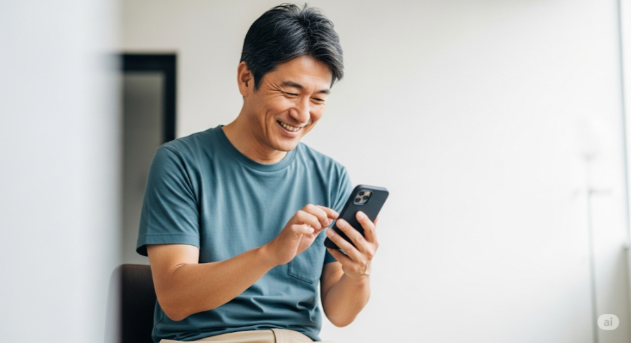 50代男性が喜ぶメールの送り方